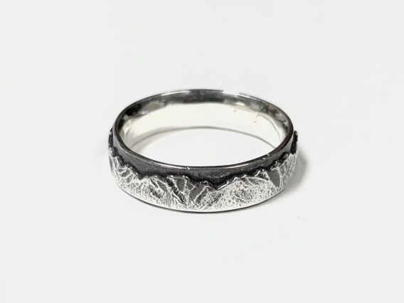 Santa Catalinas: a hand-forged sterling silver ring