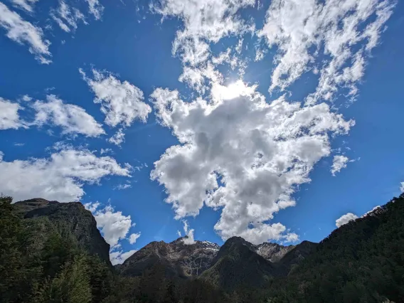 sky with clouds