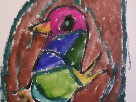 Bird painting