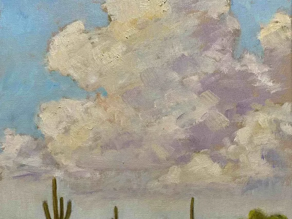 landscape with cactus