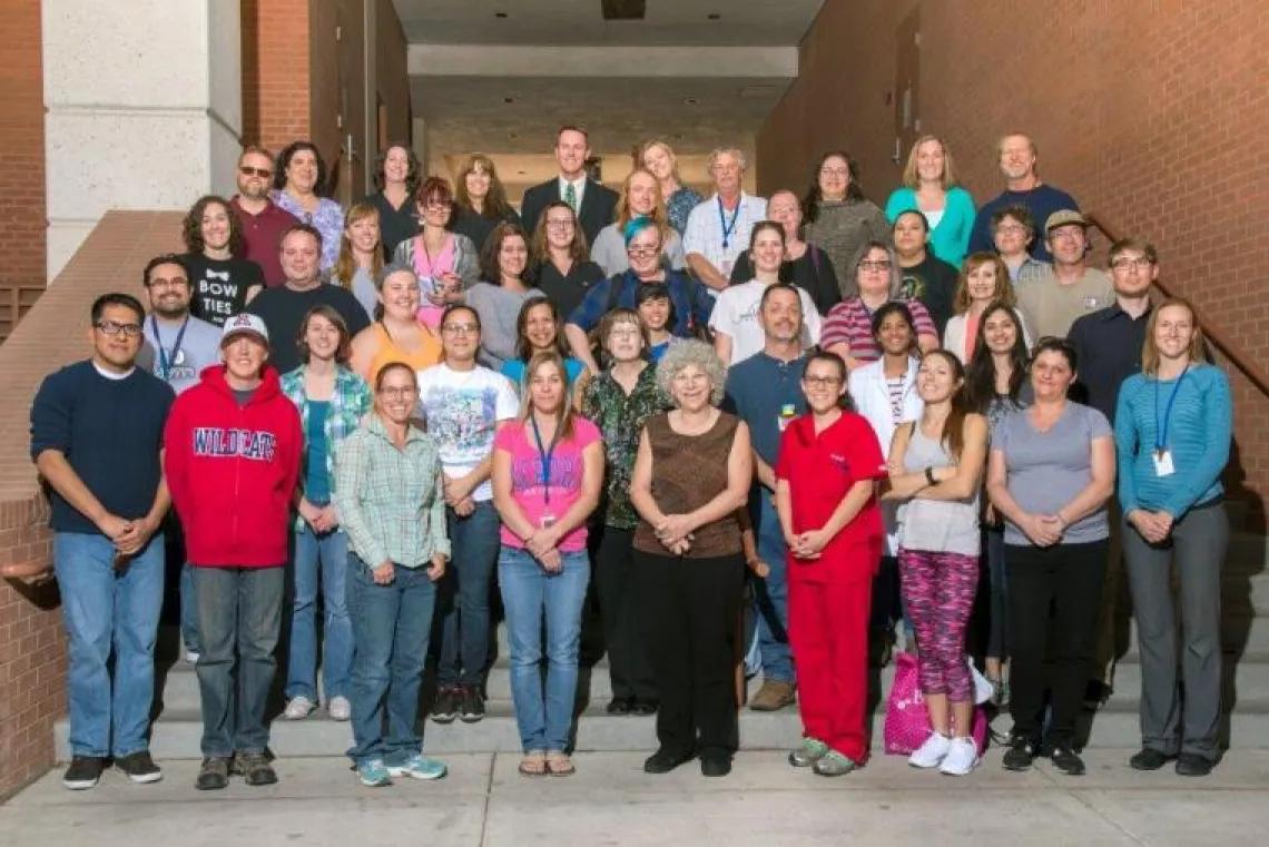 University Animal Care Group Photo