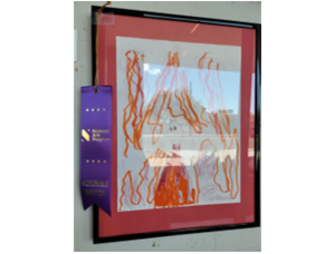 Honorable Mention_ _Fire Kitty_ by Jacquelyn Escamilla, Family of Lopez-Escamilla, UITS.jpg