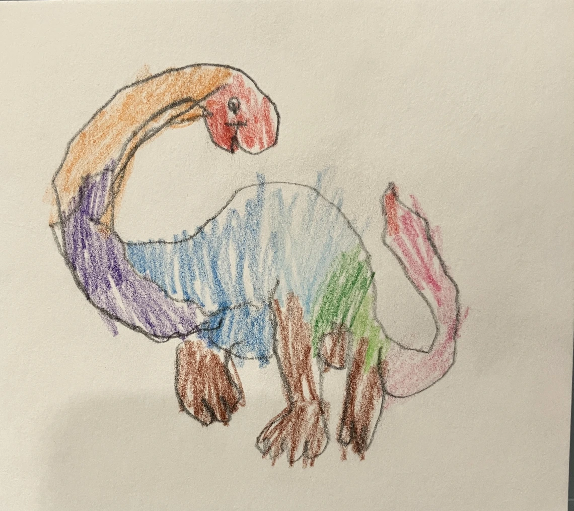 Rainbow the Dinosaur